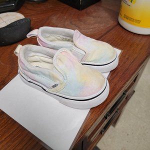 Vans Watercolor Shoes Size 6